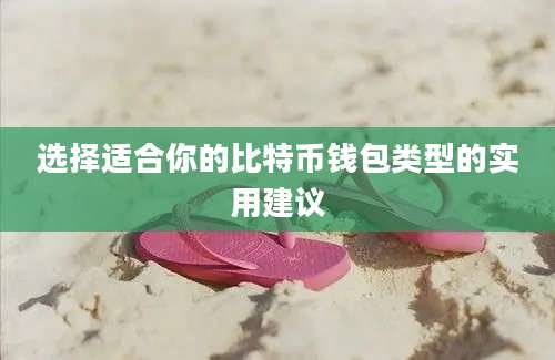 选择适合你的比特币钱包类型的实用建议