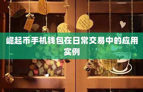 崛起币手机钱包在日常交易中的应用实例